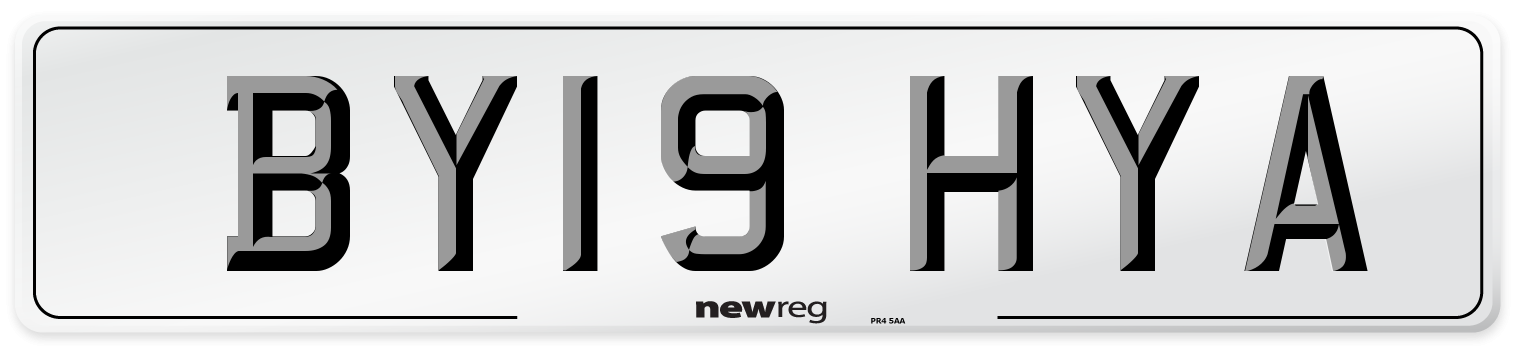 BY19 HYA Number Plate from New Reg